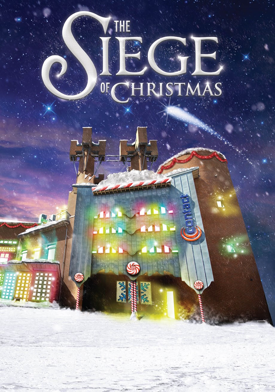 the siege of christmas, cover graphic