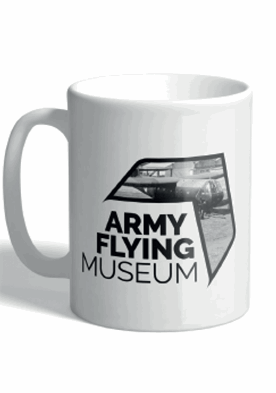 mug artwork, design, army flying museum